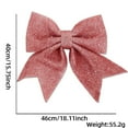 thumbnail image 1 of HLONK Lot de 1 Grands Nœuds de Noël Nœuds Rouges Décorations de Noël pour Couronne Nœuds en Velours Décor pour Arbre de Noël Porte d'Entrée Extérieur (15.7 * 18.11 Pouces), 1 of 6