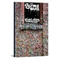 thumbnail image 1 of The Gum Wall - Seattle, WA Post Alley - Lantern Press Poster (12x18 Gallery Wrapped Stretched Canvas), 1 of 1