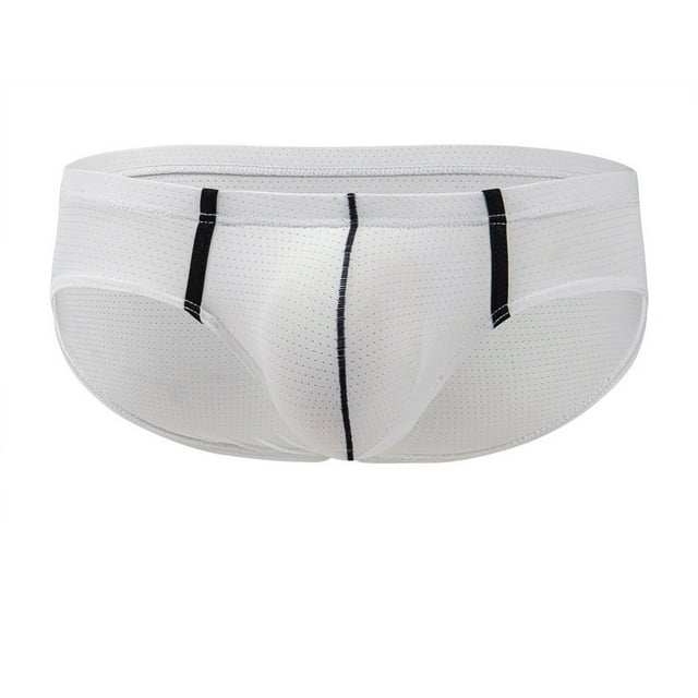 Posijego Sous-vêtements Bikini pour Hommes Taille Basse Respirants Confort sous-Vêtements pour Hommes Extensibles Doux Culottes