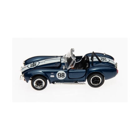 1965 Shelby Cobra 427 S/C #98, Blue Metallic and White - Shelby Collectibles SC705BU - 1/64 scale Diecast Model Toy Car
