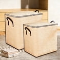 thumbnail image 4 of Lzobxe Organizers and Storage with Zippers, Lids and Handles, Enclosed Luggage Organizer Bags for Clothing, Comforters, Bed Sheets, Pillows and Toys, 4 of 9