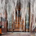 thumbnail image 7 of SeekLGT Creepy Cloth Halloween Decorations, Spooky Gauze Fabric Gauze Drapes for Haunted Mansion Decor, Wall Door Table Runner Mantels Indoor Outdoor Halloween Party Decor, 1 pc, 7 of 7