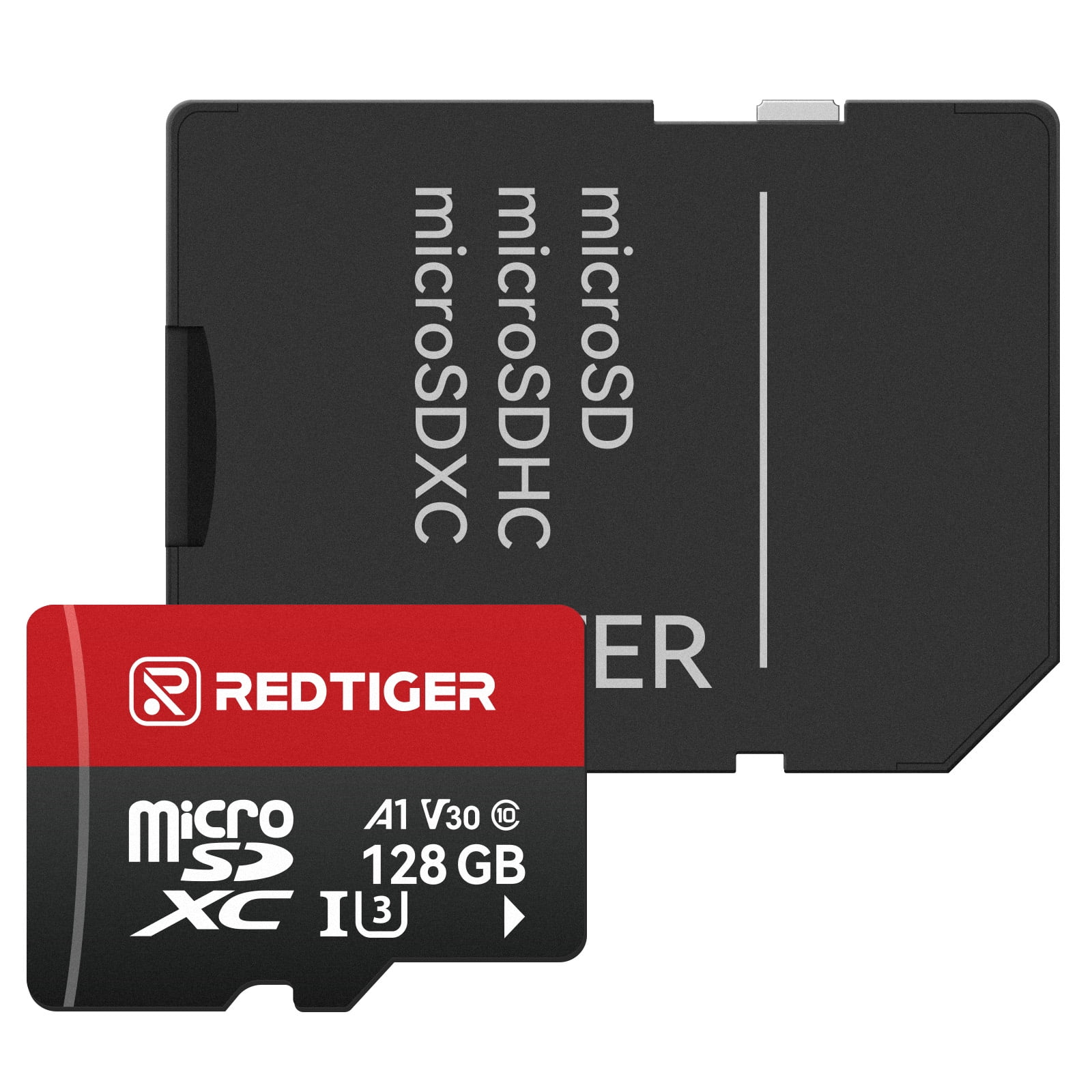 REDTIGER Scheda Micro SD ad alta Velocità da 32 GB con Adattatore, MicroSDHC UHS-I classe 10, U1, V10 A1, supporto per Telecamere da Cruscotto e Registrazione Video
