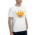 thumbnail image 2 of Burger King Logo Men'S Basic Short Sleeve T-Shirt Vogue White Large, 2 of 8
