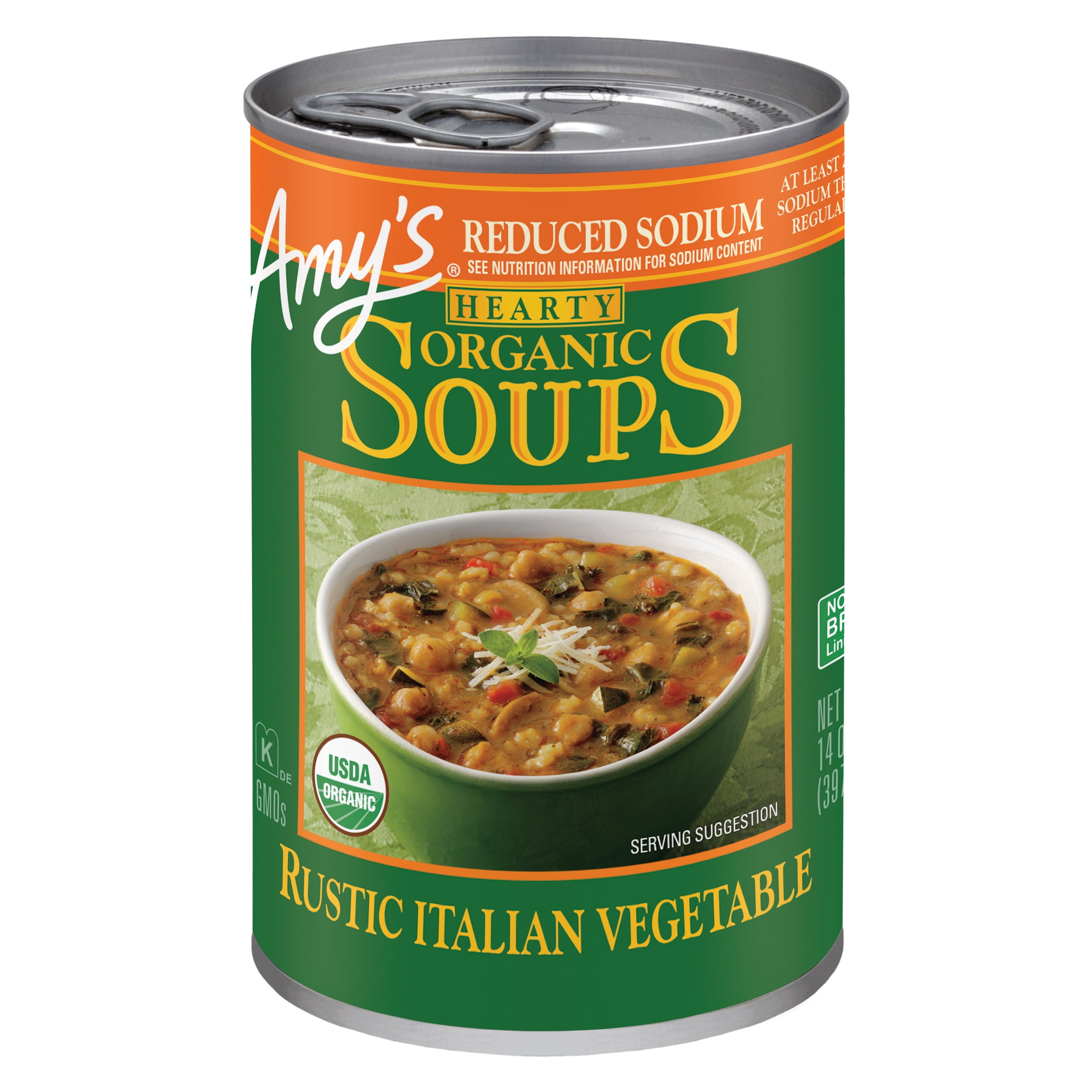 Amy's Soup Organic Hearty Rustic Italian Vegetable Case Of 12 14 Oz