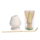 thumbnail image 2 of Bewildely Juego de Matcha japonés 3 en 1, batidor de bambú seguro, juegos de té de cucharadita, tienda de bebidas para interiores, herramientas para Teteras Blanco Bewildely HA010720-02B, 2 of 6