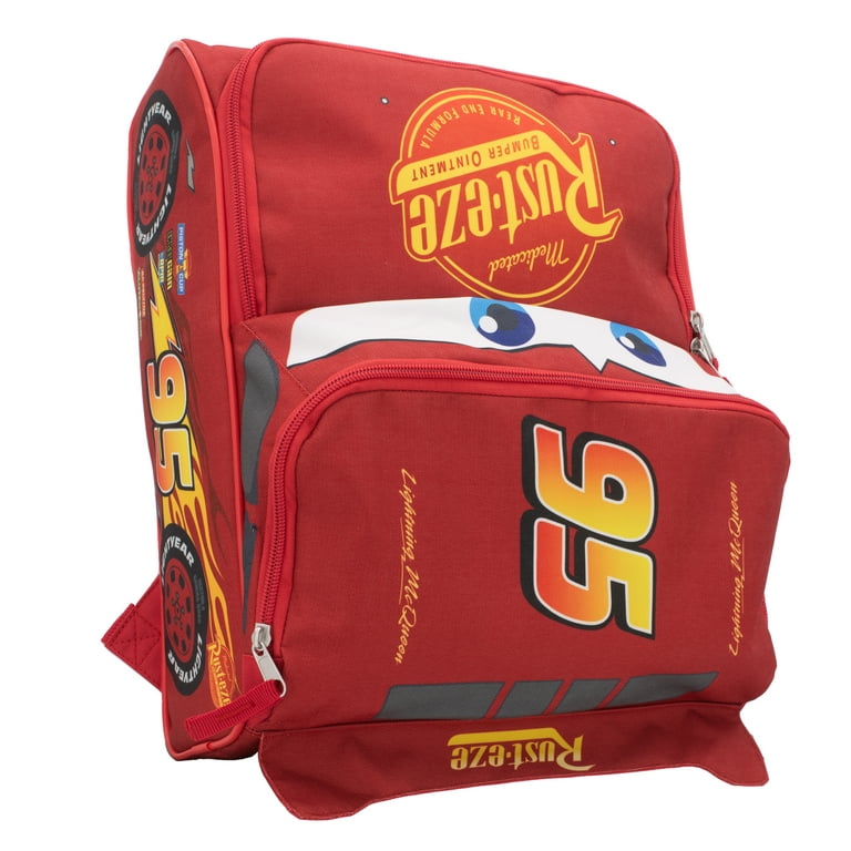 Car Shape Kids Waterproof Premium Quality School Bag-Red - Stationery World