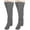 Dark Gray, variant on WREESH Women Fashion Thigh High Socks Over Knee Stockings 2 Pairs High Fuzzy Socks Over Knee Winter Leg Warmers Plush Slipper Socks For Christmas Home Sleeping Dark Gray