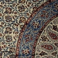 thumbnail image 2 of Homestead Block Print Tablecloth 60x90 for Rectangle Tables Blue Red Cotton Kalamkari Paisley Floral Kitchen Table Linen, 2 of 6
