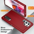 thumbnail image 4 of For Samsung Galaxy S22 Plus Ultra TPU PC Bracket Case Luxury Shockproof Cover Kickstand Case, 4 of 8