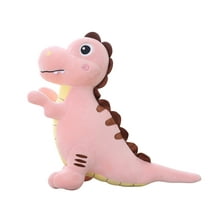 Cute Dinosaur Plush Toys, Fat Dinosaur Stuffed Animals Toys Dolls, Dinosaur Plush Toy Soft Stuffed Animal Dino Plushies Doll Cute Birthday Gifts for Kids Girls Boys (Pink,16in)