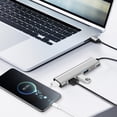 thumbnail image 4 of Miangastore Type-C Usb Expansion Board Hub Aluminum Alloy 1Set 14.4X1X0.4In, 4 of 8