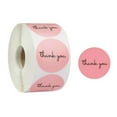 thumbnail image 4 of Billuyoard 500 Uds gracias para hornear etiqueta hecha a mano sellado adhesivo álbum de recortes regalo para hornear embalaje bolsa de papelería Decoración del hogar Rosado 1#, 4 of 6