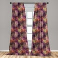 thumbnail image 5 of Ambesonne Ethnic Curtains, Modern Mandala Motif, Pair of 28"x95", Multicolor, 5 of 5