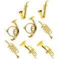 thumbnail image 7 of FUEENIRVA Vintage Design Mini Instrument Model Golden 1 Set, 7 of 7