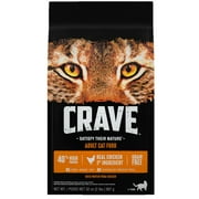 Angle View: Crave Premium Adult Cat Food Chicken -- 4 Lbs