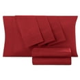 thumbnail image 2 of Empyrean Bedding  18"-24" Extra Deep Pocket Sheets Set - Ultra Soft Luxury Bed Sheet Set King - Burgundy Red, 2 of 9