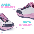 thumbnail image 3 of Tenis Patín Onix Unicornio Friends Roller Skate Rosa Con Rueda Retráctil Para Niña, 3 of 4
