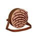 thumbnail image 3 of Bolsa en forma de PAN DE CONCHA, Diseño de Pan Dulce, Bandolera Redonda, Cross-Body para Mujer, Color Rosa, Correa Cruzada y Ajustable, Moda Kawaii. (Bolsa para Mujer)., 3 of 5