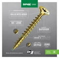 thumbnail image 5 of Spax Multi-Material Screw 1 " Zinc Phillips/Square Multiple Material Thread Flat Head Box 30 Pack of 5, 5 of 6
