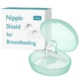 thumbnail image 1 of Paruu Contact Nipple Shields, Butterfly Silicone Breastfeeding Nipple Shields, Include Carry Case (17mm), 1 of 7