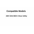 thumbnail image 3 of Driver Left Side Front Door Window Door Glass Compatible with Acura MDX 2007-2013 Models, 3 of 4