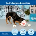 thumbnail image 5 of BARK Andi's Famous Dumplings Red White Chinese Food Dumpling Take Out Dog Toy XS/S, 5 of 9