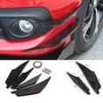 thumbnail image 4 of 4x Fibra de Carbono Car Parachoques Delantero Cuerpo Canards Divisor s Spoiler Lip, 4 of 9