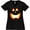 AB-Black, variant on Inktastic Toothy Grin Pumpkin Face in Orange Glow Women's Plus Size V-Neck T-Shirt