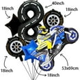thumbnail image 5 of Racing Balloon Set Motorcycle Number 7 Foil Balloon Boy Birthday Party Supplies Electric Off-Road Bicycle Racing Party Decoration, 5 of 10