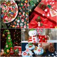 thumbnail image 4 of Abalorios navideños Vellibring de resina con forma de limo, 120 unidades, 60 estilos, 4 of 7