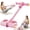 Pink, variant on Multifunction Pedal Resistance Band with Handle – Upgraded 6 Tension Ropes, Full Body Exercise for Abdomen, Waist, Arm, Leg, Core, Home Gym & Travel