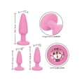 thumbnail image 5 of First Time Crystal Booty Anal Plug Set in Pink, 5 of 5