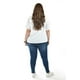 thumbnail image 3 of Blusa estampado unico Roman Fashion /Tallas Extras, 5108 (Blanco) blanco 42, 3 of 6