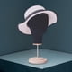 thumbnail image 2 of Soporte de exhibición de pelucas, sombreros y cabezas de maniquí para peinado, secado, hogar, salón y viajes. Negro, 2 of 9