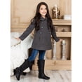 thumbnail image 4 of Widgeon Girls' Jacket Faux Fur Button Down Coat and Hat Outwear Set, 4 of 5