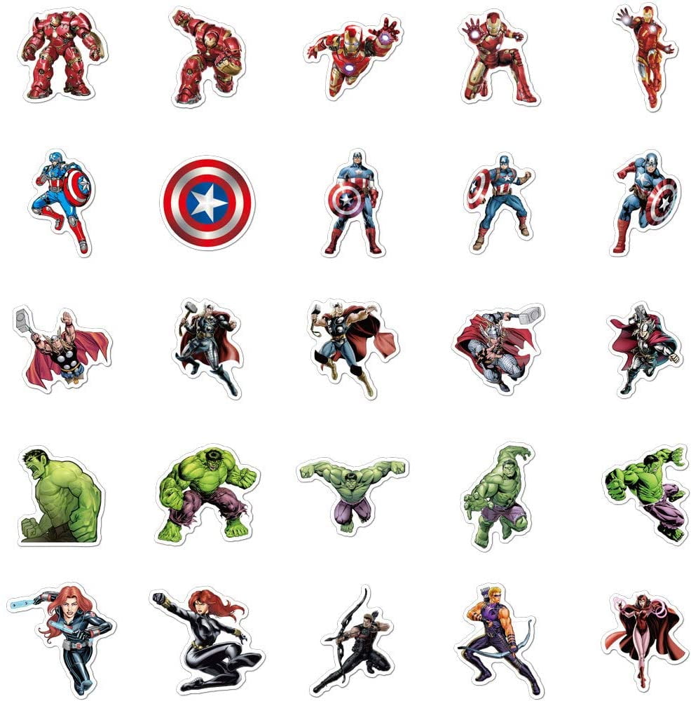 marvel hydro flask stickers