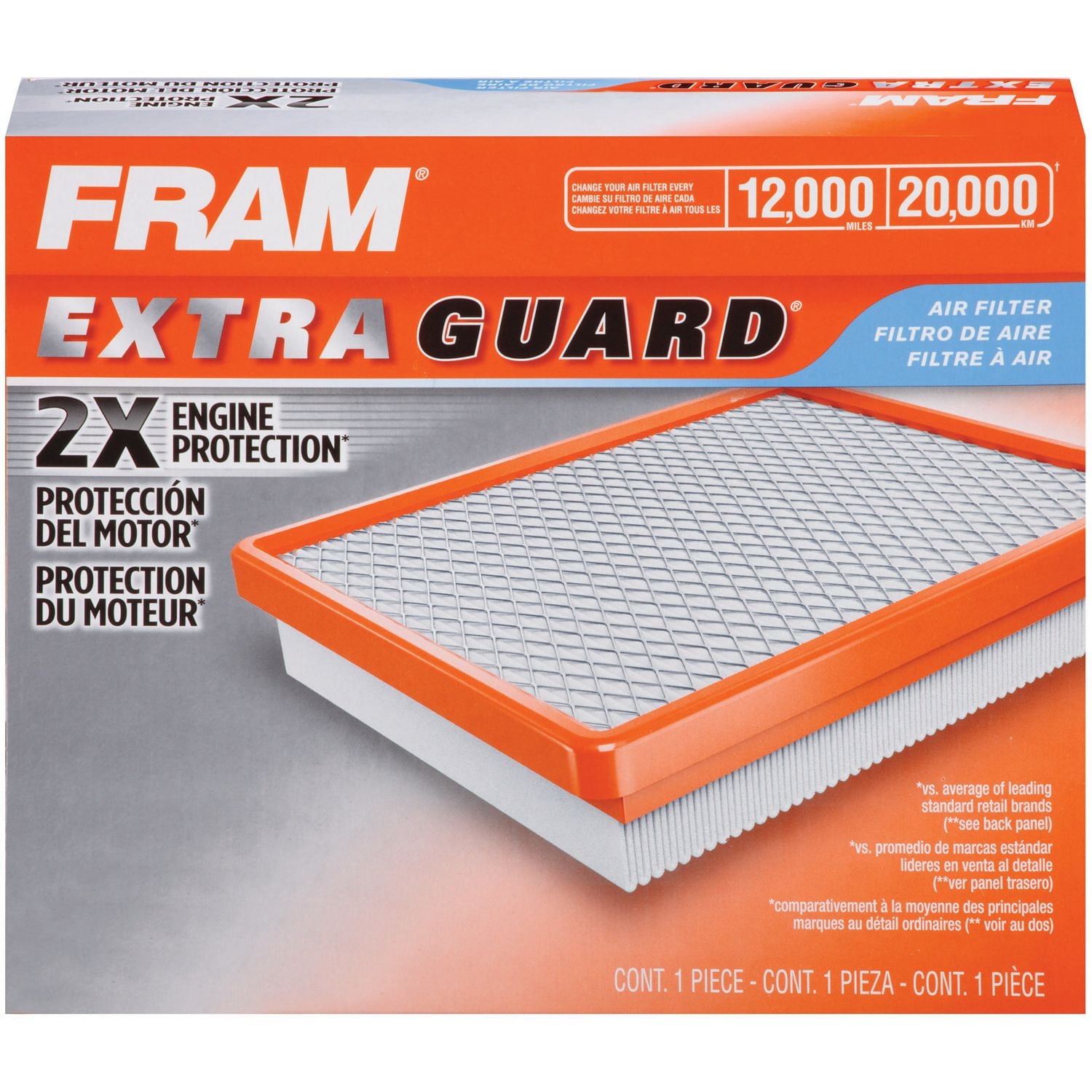 FRAM Extra Guard Engine Air Filter, CA10465