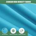 thumbnail image 3 of Ottowood Outdoor Deep Seat Cushions Set of 2, 22x22x3 Water-Repellent Patio Cushions, Teal, 3 of 8