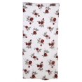 thumbnail image 1 of Cortina transparente para ventana con estampado de rosas románticas de 1x2m para hogar, Hotel, balcón decorativo, cortina transparente (rojo), 1 of 8