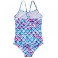thumbnail image 2 of Kids Tankini Girls Swimsuit Bathing Suit Children‘s Fish Scale Swimwear, 2 of 8