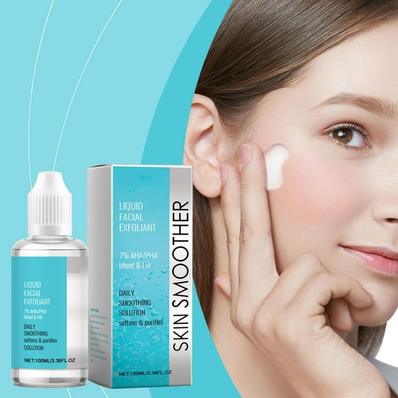 Facial Cleanser - Skin Liquid Exfoliator Gentle Facial Solution 100Ml, Facial Cleanser, Easter Makeup,Mother'S Day Gifts, Facial Cleanser for Sensitive Skin, Hydrating Face Wash, Deep Pore