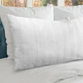 thumbnail image 3 of YYEAN Faux Fur Long Body Pillow - Accent Throw Pillow for Bed and Couch - Decorative Lumbar Pillow with Insert-White, 3 of 9