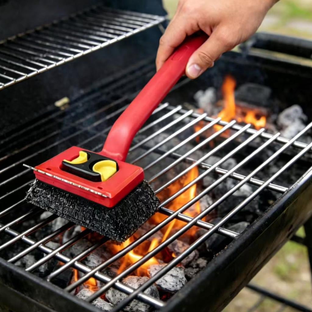 HannLk Innovative Grill Brush Prevents Food Contamination While Cleaning