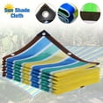thumbnail image 4 of Striped Shade Sail 2x3m (6.6x10ft), Colorful Rectangular Sun Shade Cloth with Grommets, Decorative UV Resistant Net for Patio, Garden, and Play Area, 4 of 9