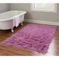thumbnail image 4 of Linon New Flokati Hand Woven Wool 3'6"x4'6" Rug in Lilac Purple, 4 of 5