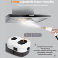 thumbnail image 4 of Limpiador a Portátil, Vaporizador de Mano de 2500 W, Alta Presión, Pantalla Táctil, Limpieza Eficiente Con 6 Cepillos, 6 Engranajes Ajustables, Para Uso Domísico, Cocina, Cocina,, 4 of 7