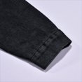 thumbnail image 3 of Chaqueta con Capucha Gibobby para Mujer Top Vaquero de Manga Larga Vintage Versátil Negro XL, 3 of 5
