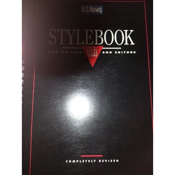 Pre-Owned U.S. news & world report stylebook for writers and editors, 9780891933243, 0891933247, Paperback, 6th edition