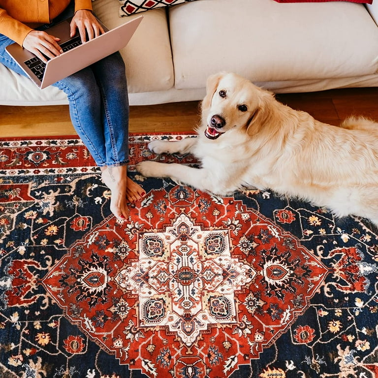 Non Slip Large Traditional Rugs Bedroom Living Room Hallway Runner Floor  Carpet
